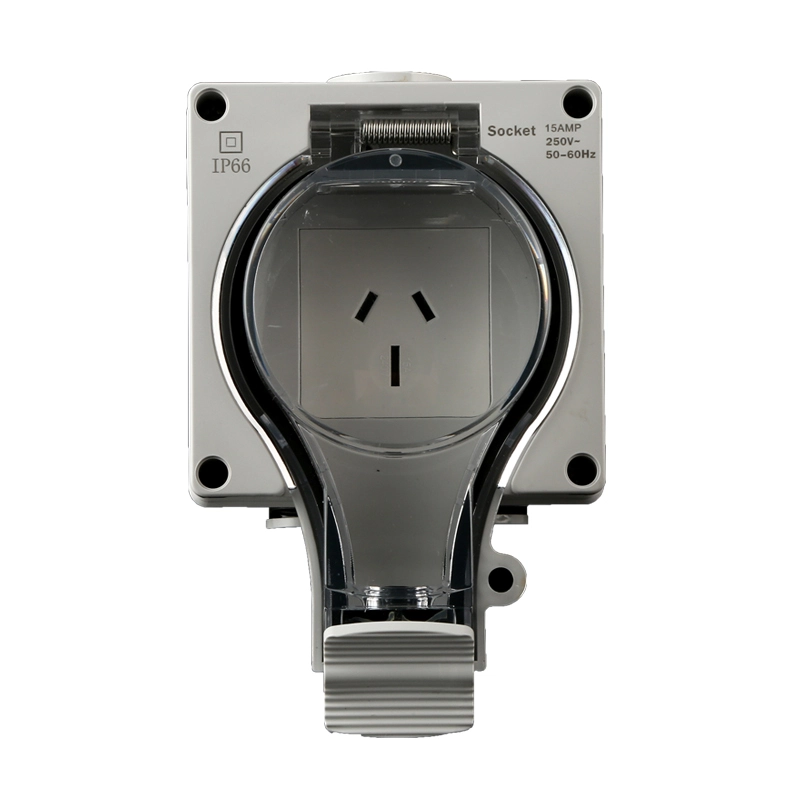 IP66 New Series Australian Socket med fast overflate med bryter